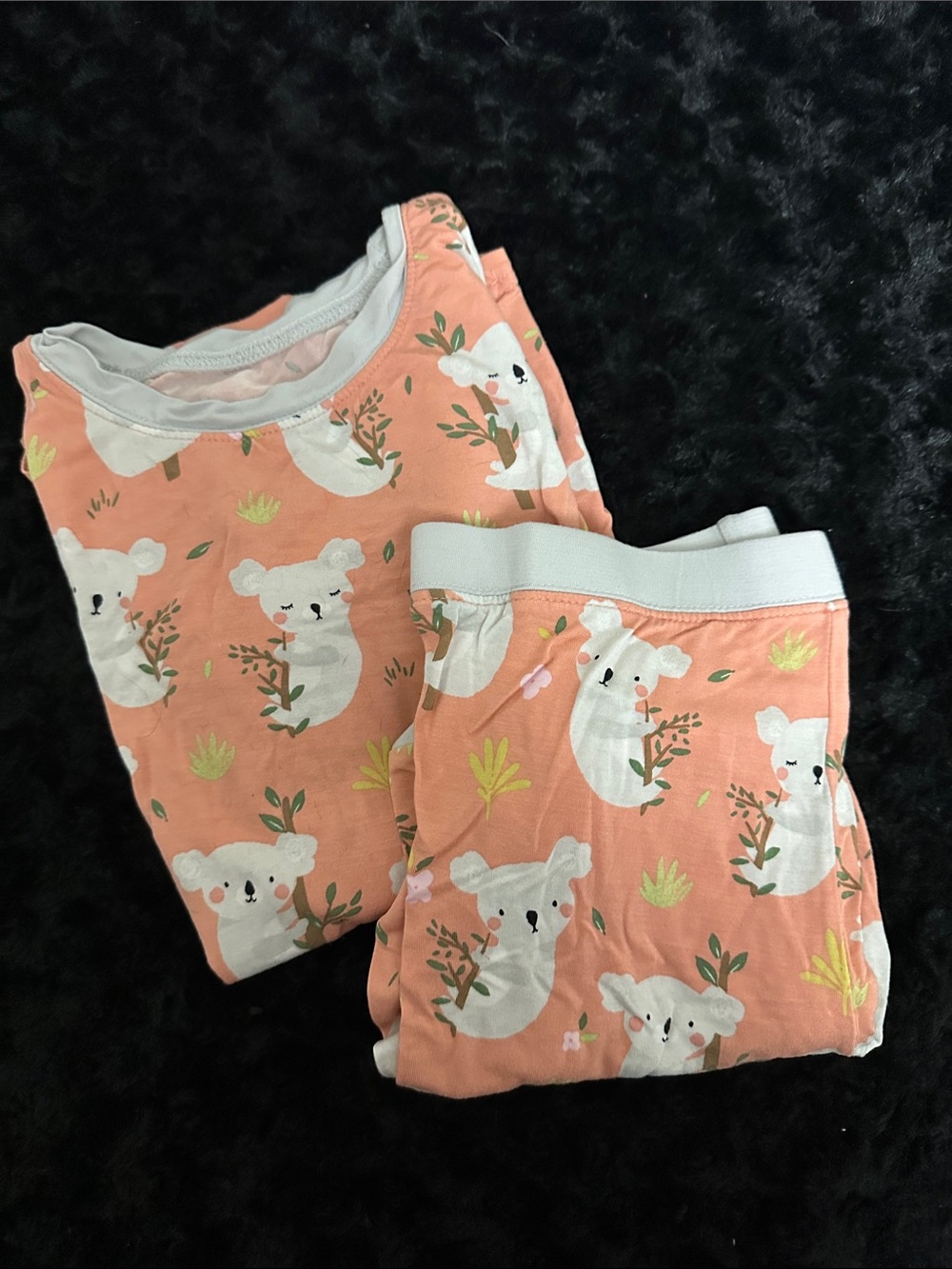 Little Sleepies koala print pajama set Sz 7/8